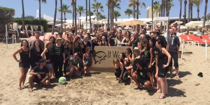 sand castle teambuilding spain