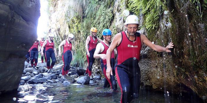 barranquismo para grupos en marbella