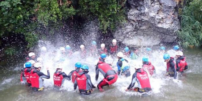 MICE group canyoning malaga