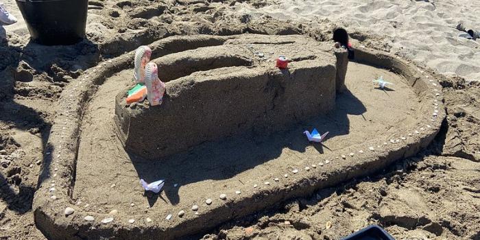 sand castle teambuilding spain